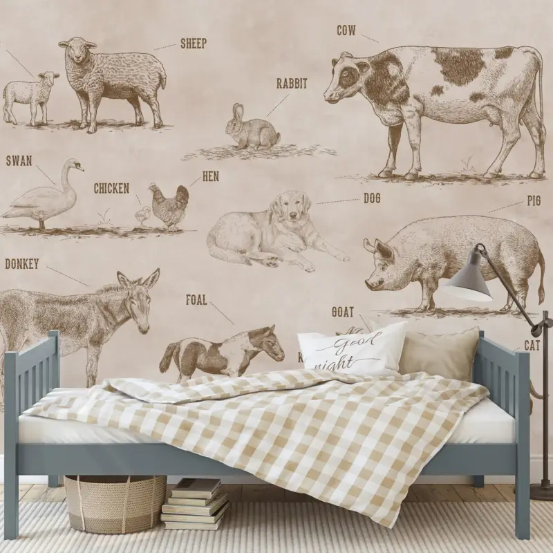 Vente Flash Fotobehang - De boerderij