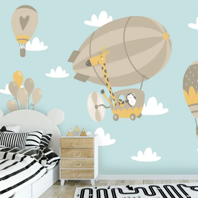 Soldes Fotobehang - Luchtschepen en ballonnen