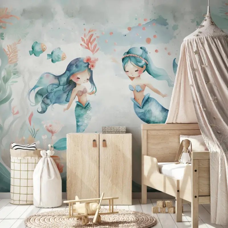 Remise Fotobehang - Zeemeerminnen