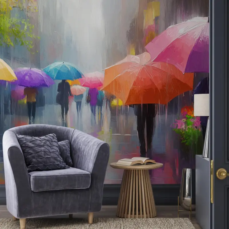 Promotion Saisonnière Fotobehang - Regenachtige dag