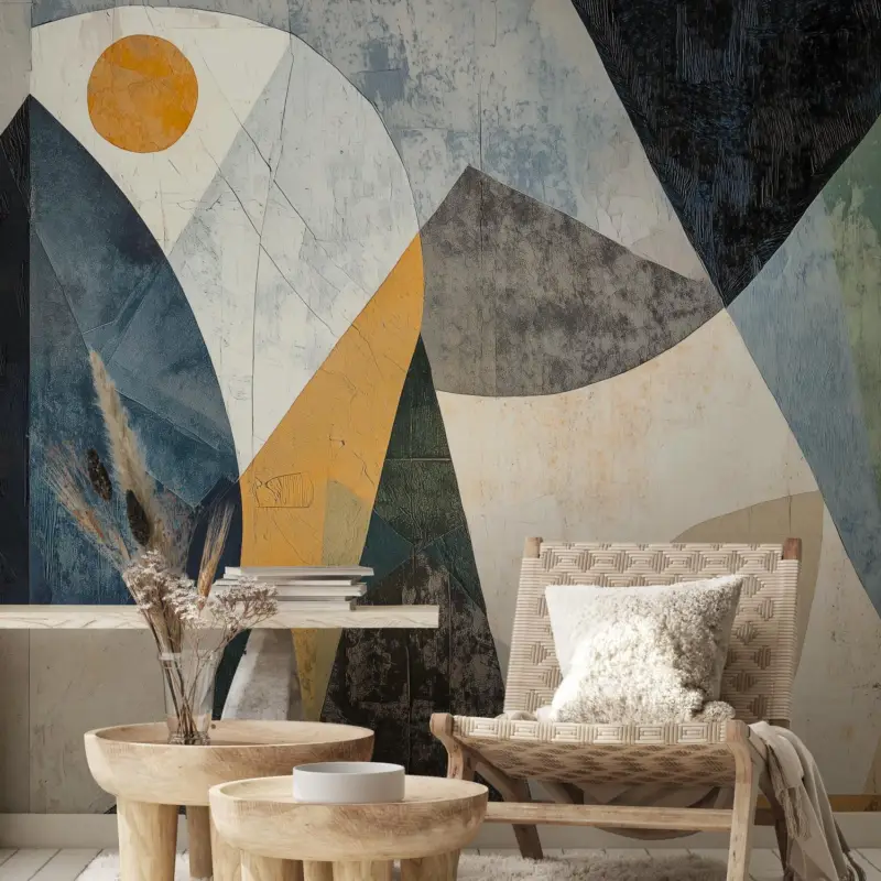 Top Vente Fotobehang - Natuurlijke geometrische abstractie I.