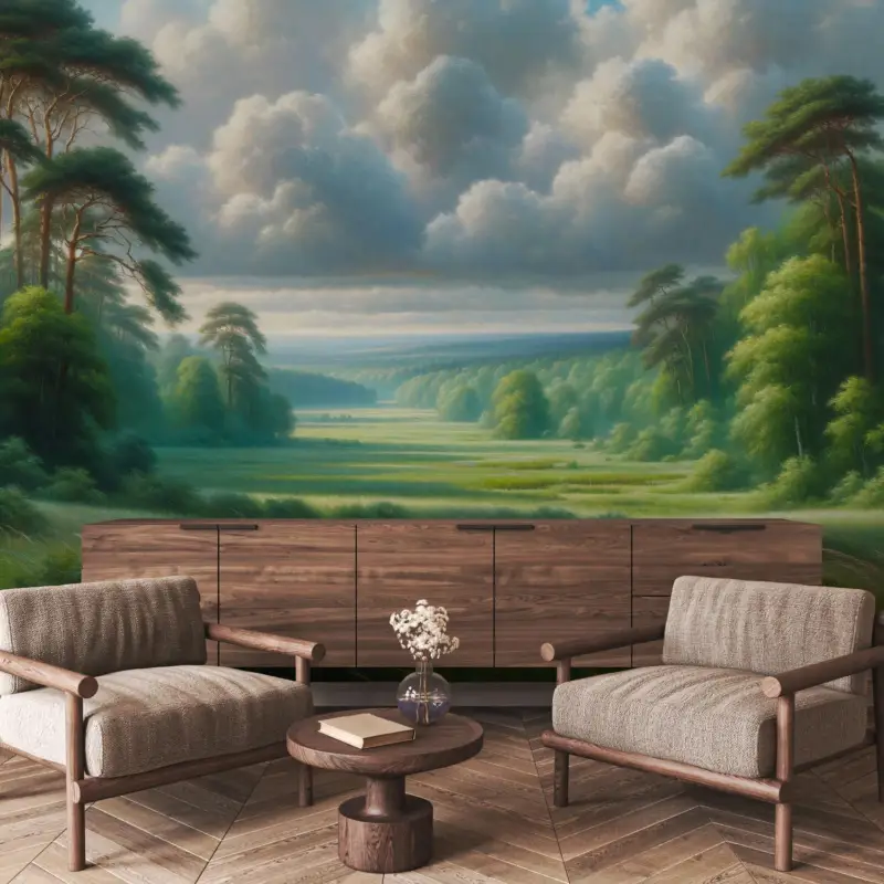 Achetez Aujourd’hui Fotobehang - Groene landschap