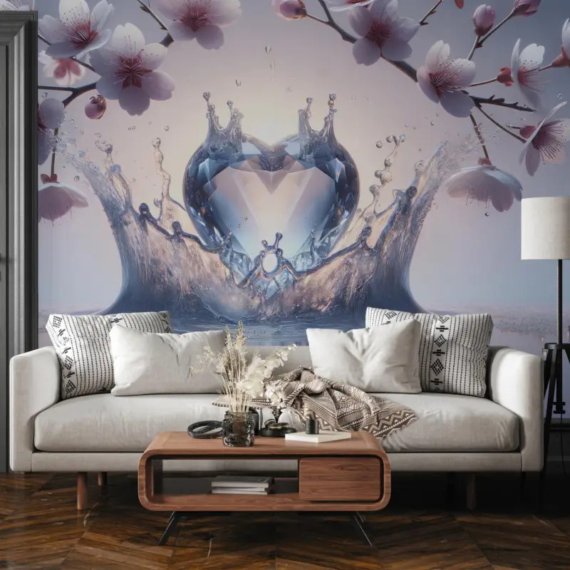 Soldes Fotobehang - Diamant hart