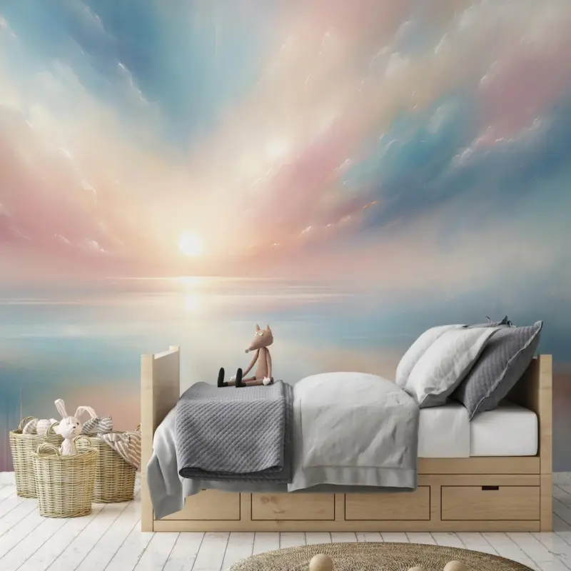 Promotion Saisonnière Fotobehang - Zachte zonnestralen