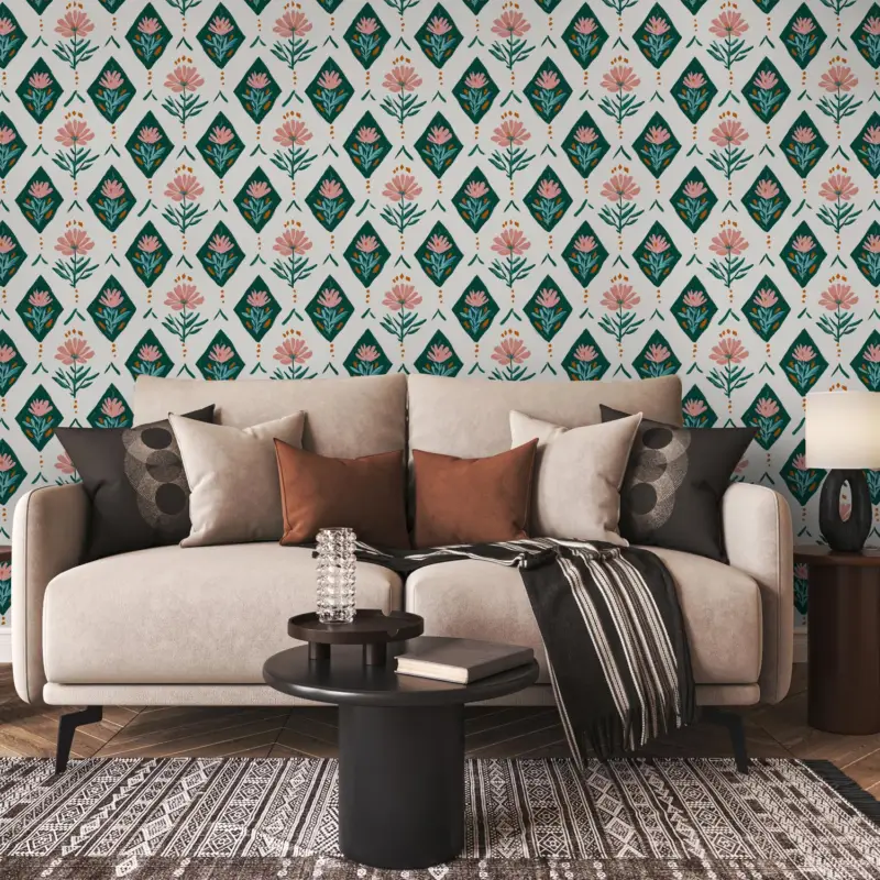 Promotion Fotobehang - Bloemenpatroon II.