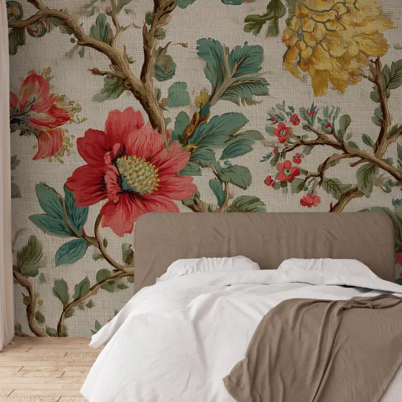 Quantité Limitée Fotobehang - Vintage bloemen