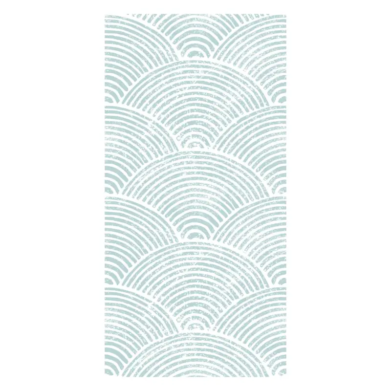 Vente Directe Behang - Turquoise golven