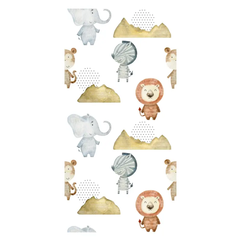 Behang - Afrikaanse dieren Nouvelle Collection