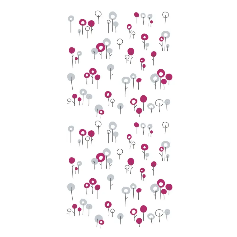 Behang - Paardebloemen, roze Meilleure Vente