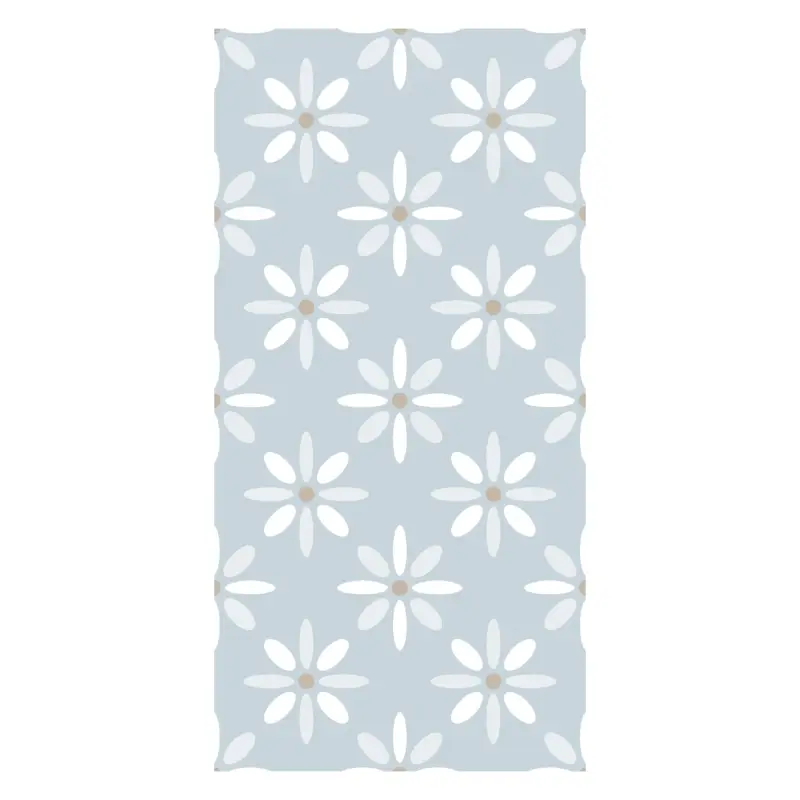 Behang - Patroon, bloemen Populaire