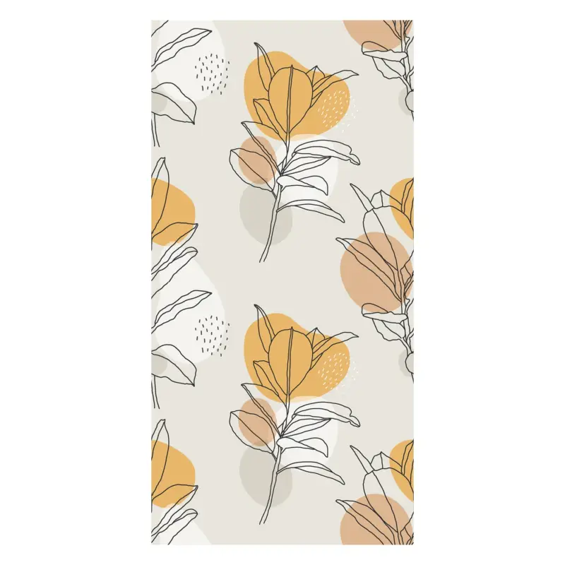 Behang - Tekening van bloemen II Expédié Aujourd’hui