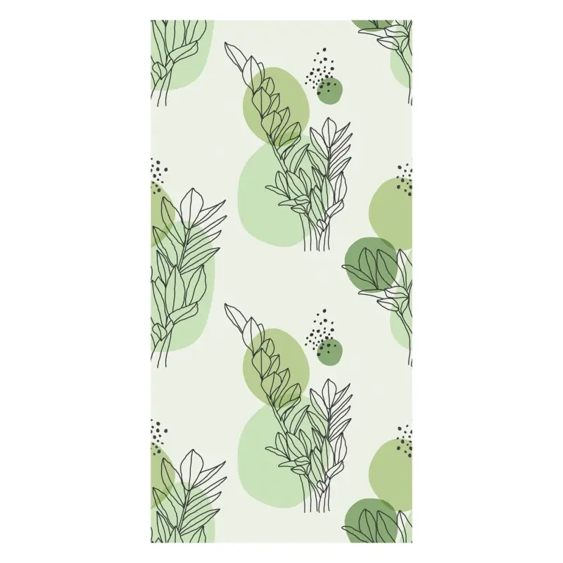 Behang - Tekening van bloemen III Pas Cher