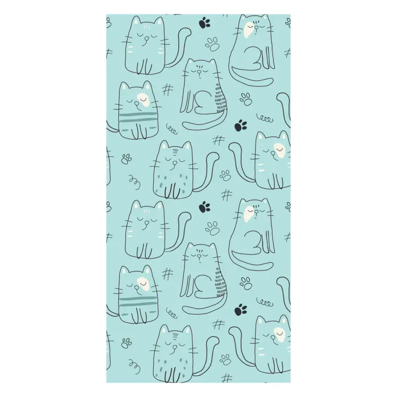 Behang - Kattemotief II Soldes