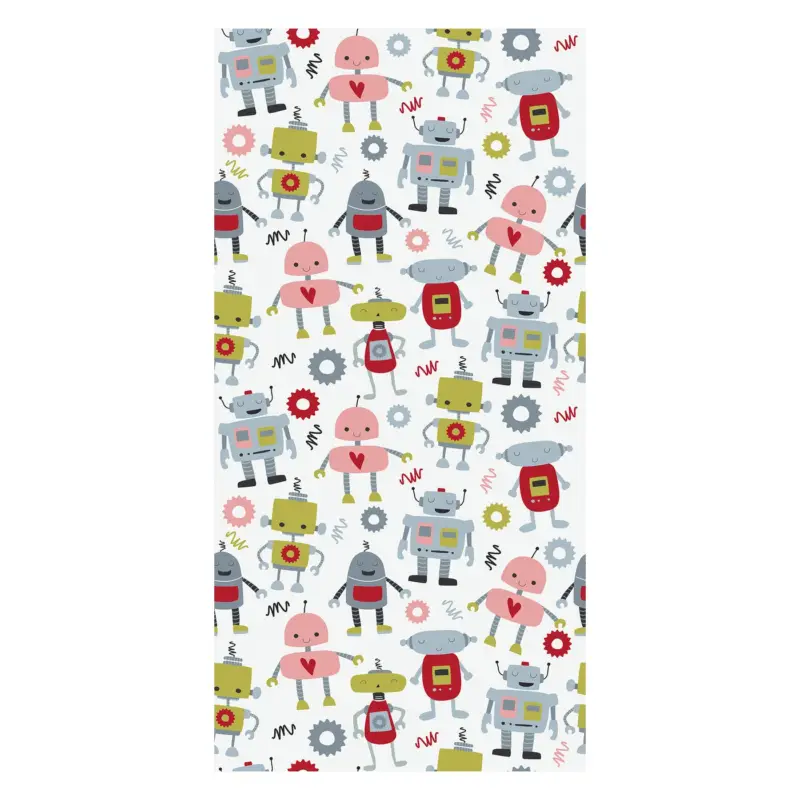 Vente Directe Behang - Robots, rood