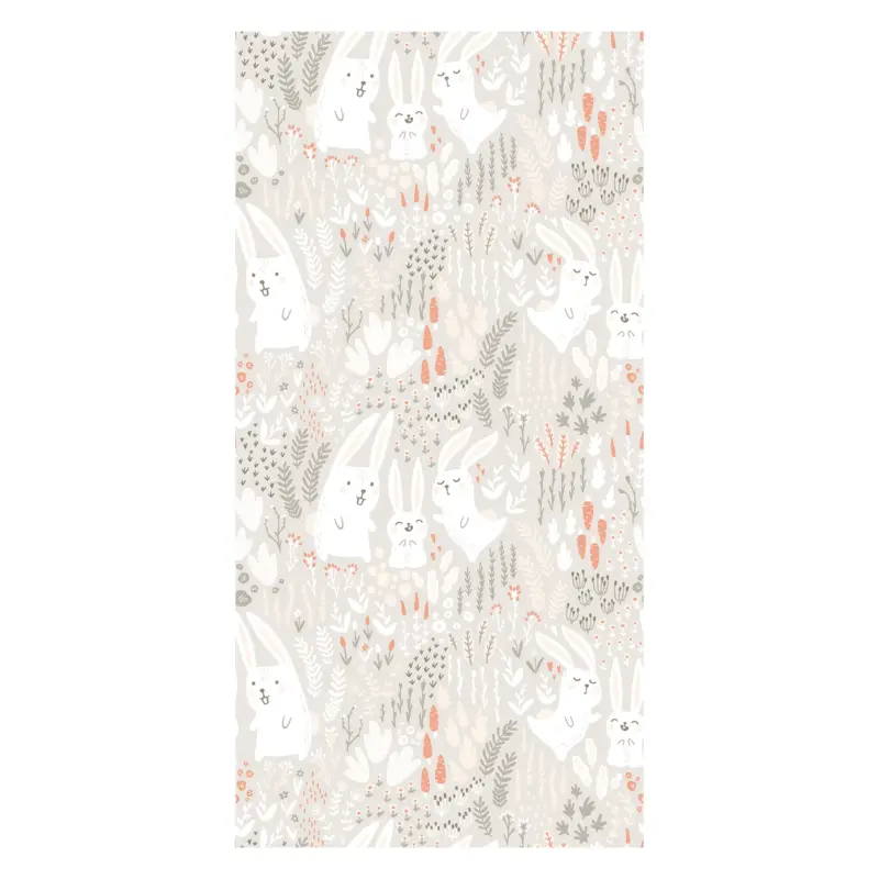 Behang - Groep hazen Usine Directe