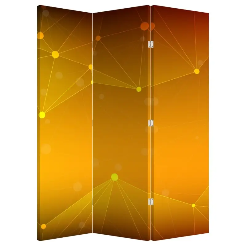 Vente Directe Kamerscherm - Gele abstractie