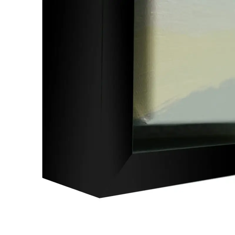 Marque Dikke baklijst zwart glad - 60 / 120