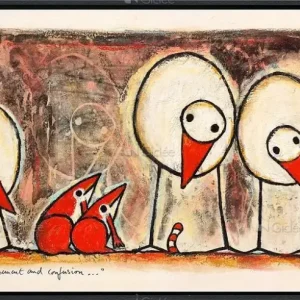 About solidarity, surprisement and confusion - opgespannen-en-ingelijst Réduction