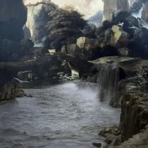 Top Vente Withoos meets Withoos - Landscape with grey Herons