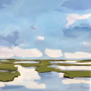 Wolkenreflectie Solde