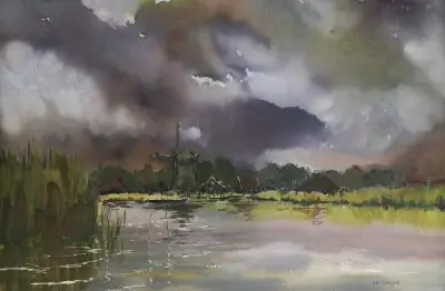 Molen de Koker, Wormer met donkere lucht Affaire À Saisir