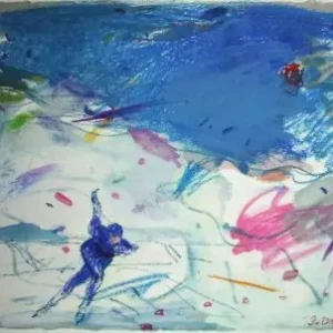 Schaatser (blauw) Remise