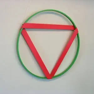 A van der grift, Zonder titel roze 3hoek in g Quantité Limitée