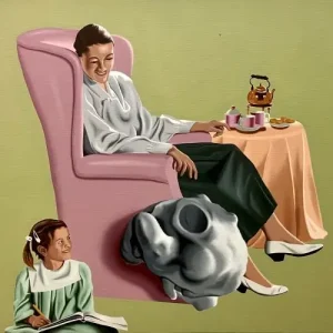 Wim bosch, Zonder titel vrouw en kind 1 Meilleur Choix