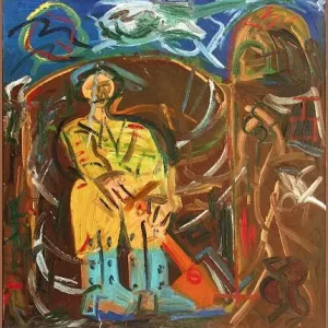 Wim izaks, Man die een put graaft 1988 Offre Du Jour