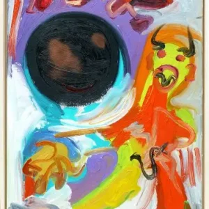 Wim izaks, Zonder titel 1985 Commander Maintenant