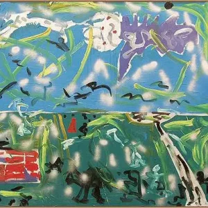 Wim izaks, Zonder titel zilverspray z j Soldes