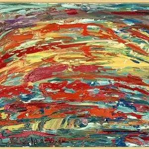 Acheter Direct Hein van leuwen, Lago maggiore bij avond 1972