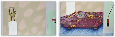 Vente Flash Kees makkink, Bather by the sea 1 en 2 1979