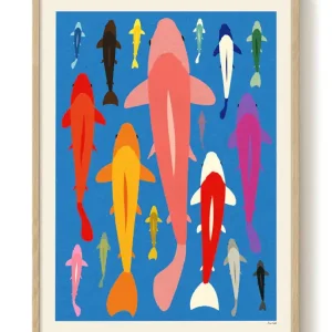 Acheter Direct Rosi Feist - Koi Gang - PSTR studio Kunst Poster