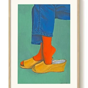 Vente Directe Roxanne - Heels with socks - PSTR studio Kunst Poster