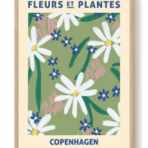Zoe - Fleurs et Plantes - Copenhagen - PSTR studio Kunst Poster Offre Du Jour
