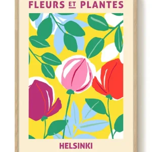 Zoe - Fleurs et Plantes - Helsinki - PSTR studio Kunst Poster Retour Gratuit
