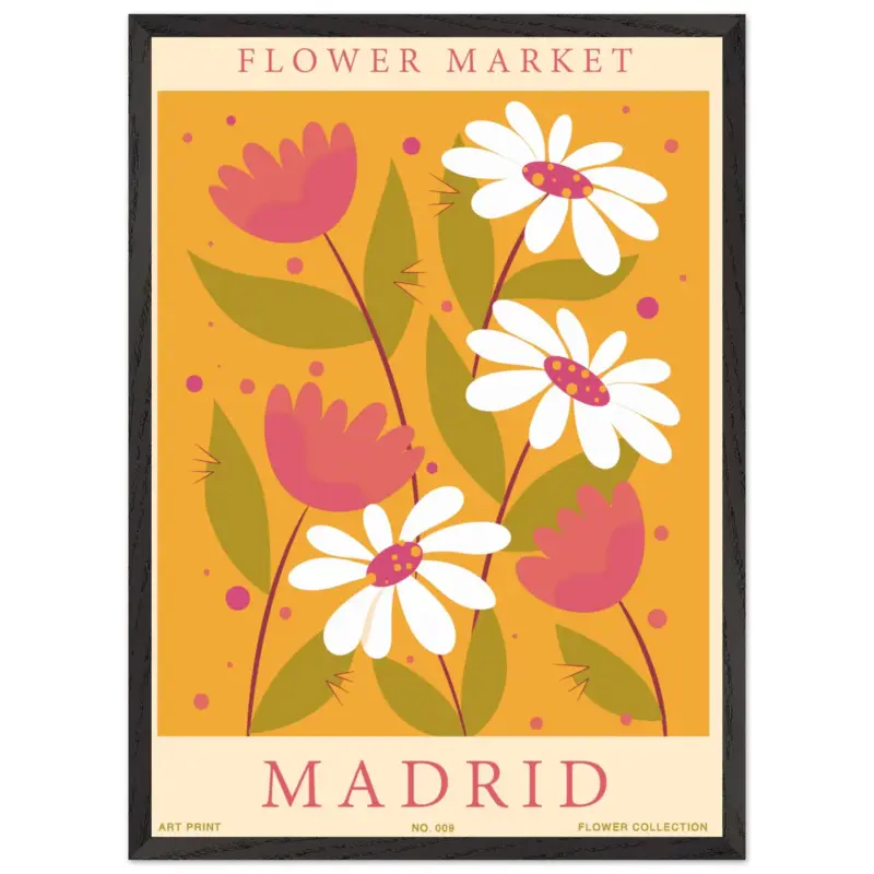 Achat Immédiat Artfulprints Poster met Lijst American flamingo - 50x70 cm - Roze