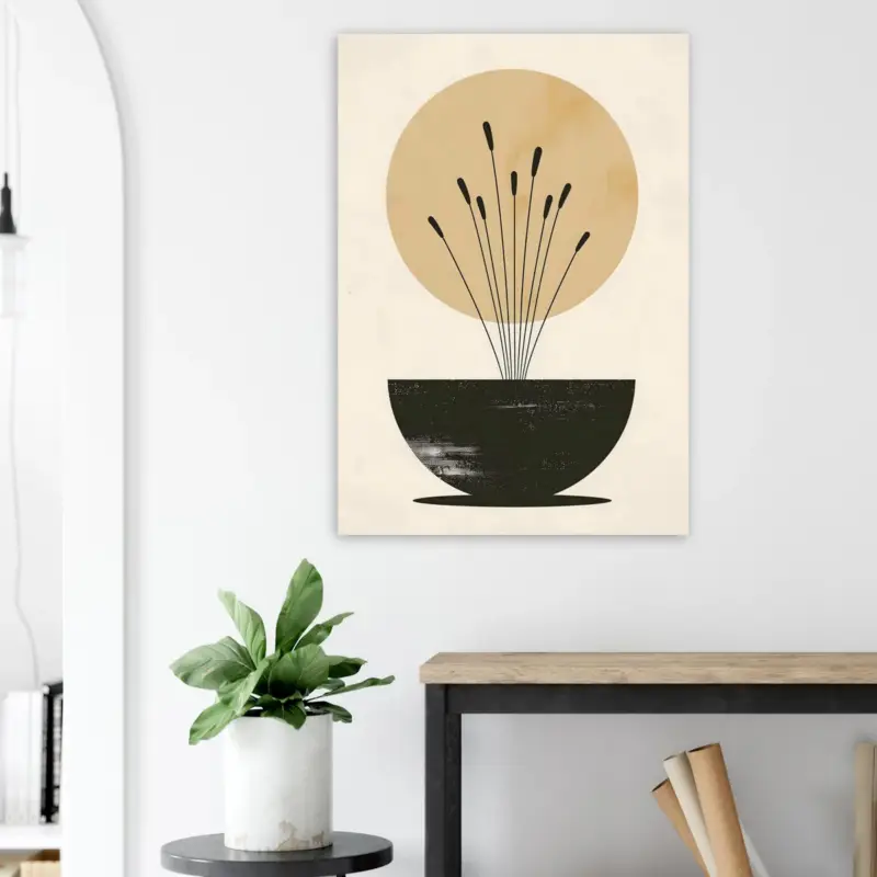 Achat Immédiat Artfulprints Poster Boho – Sun bowl - 70x100 cm - Meerkleurig