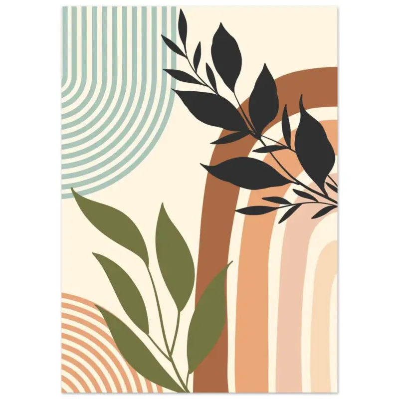 Achat Immédiat Artfulprints Poster Boho – Natural tones - 50x70 cm - Meerkleurig