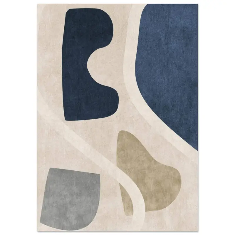 Achetez Aujourd’hui Artfulprints Poster Boho – Abstract shapes - A4 21x29.7 cm - Meerkleurig