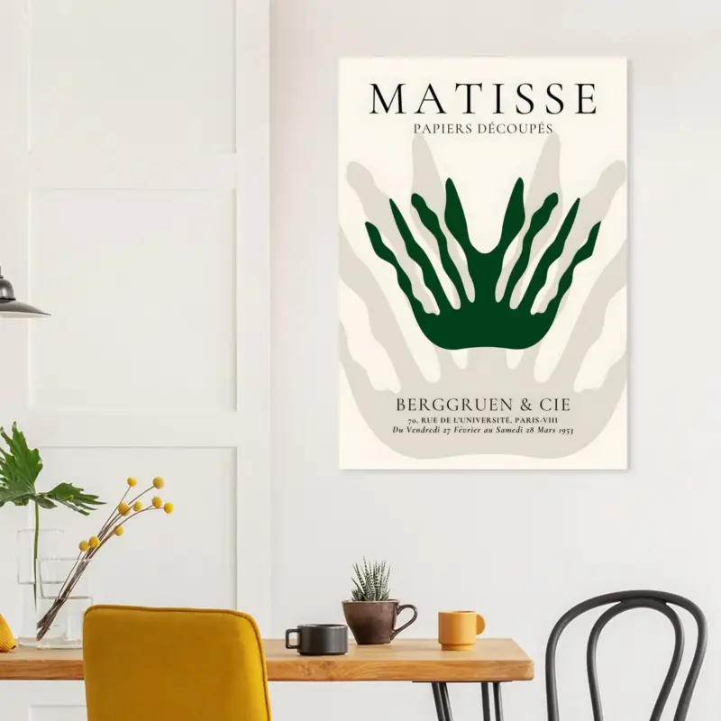 Acheter Direct Artfulprints Poster Matisse – Sea crown - 70x100 cm - Grijs