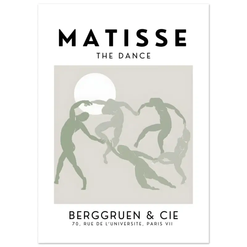 Acheter En Ligne Artfulprints Poster Matisse - The dance - 50x70 cm - Grijs