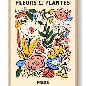 Zoe - Fleurs et Plantes - Paris - PSTR studio Kunst Poster Produit De Marque