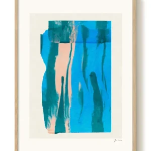 Zoe - Blue Spectrum - PSTR studio Kunst Poster Solde