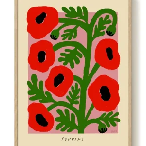 Vente Directe Madelen - Poppies - PSTR studio Kunst Poster