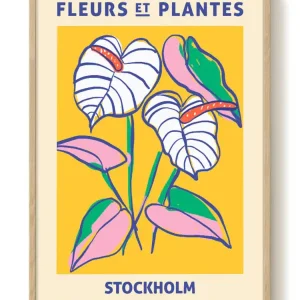 Zoe - Fleurs et Plantes - Stockholm - PSTR studio Kunst Poster Certifié