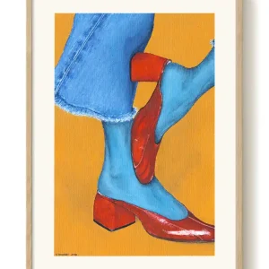 Vente Directe Roxanne - Red Heels - PSTR studio Kunst Poster
