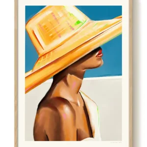 Achat Immédiat Maxime - Chapeau Estival - PSTR studio Kunst Poster