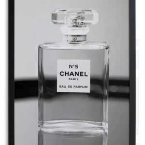 Vente Flash Zwarte lijst met kader 40x30 Number 5